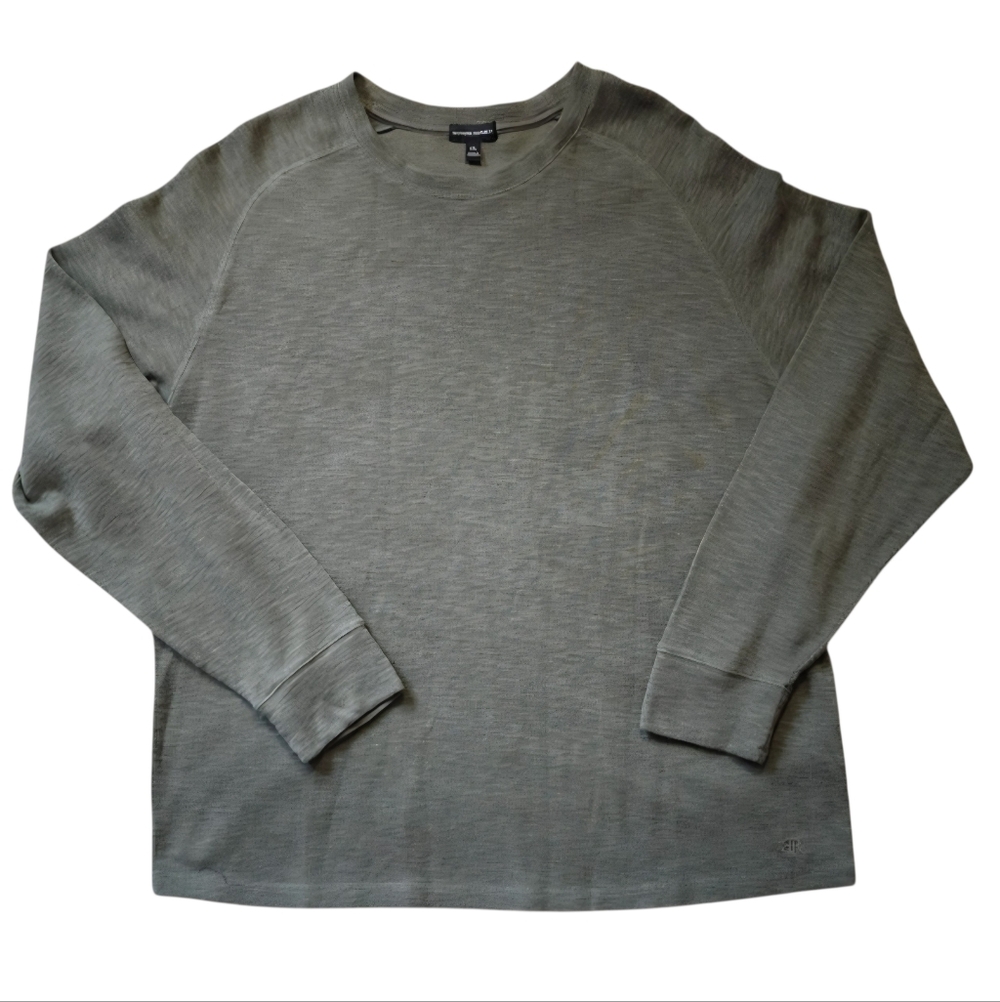 Banana Republic 2XL Green Raglan Sleeve Thermal Shirt XXL